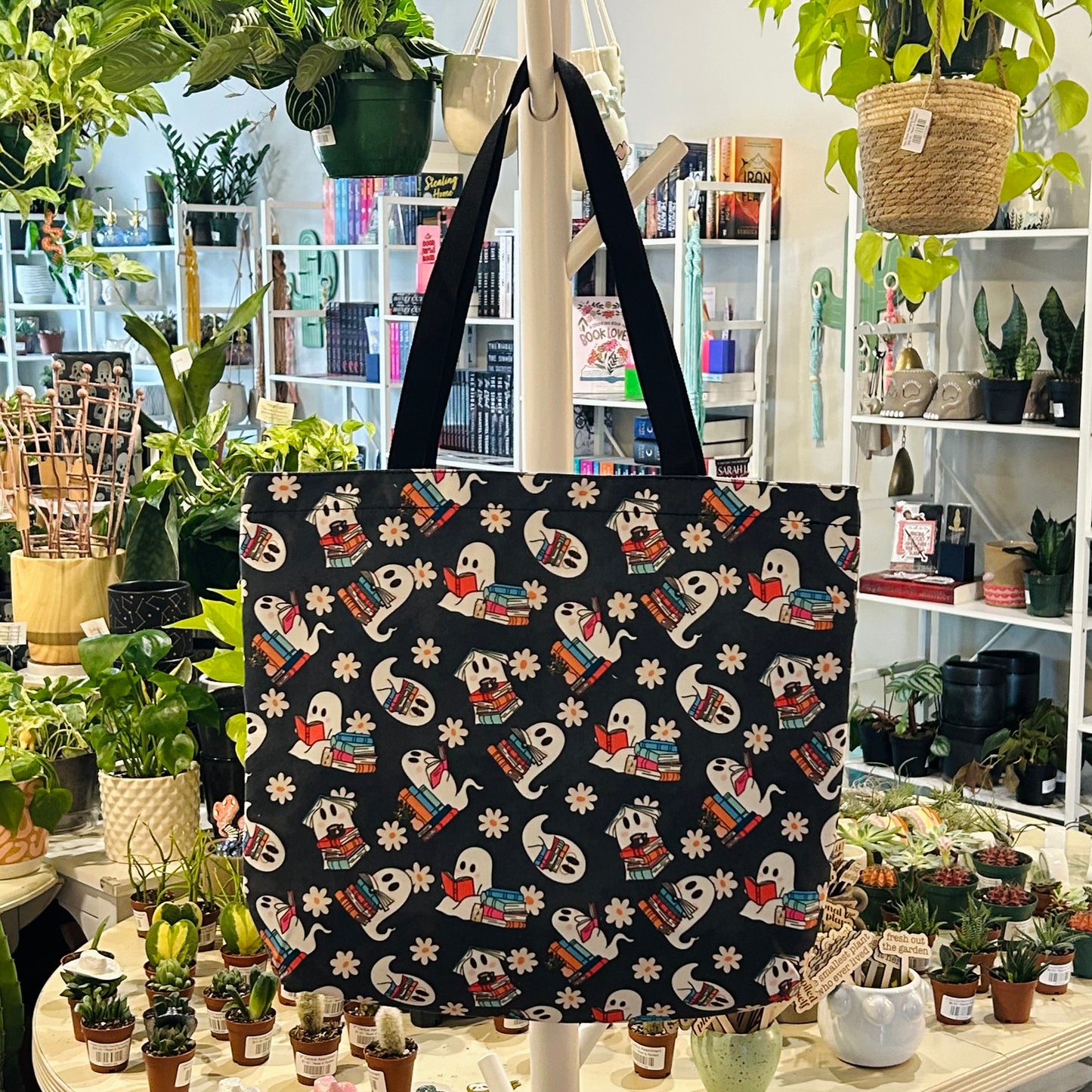 Canvas Tote - Reading Ghosts