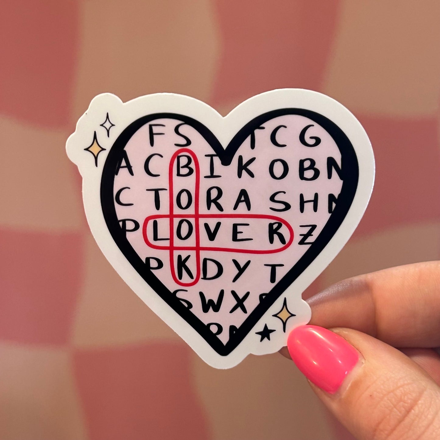 Sticker - Book Lover Crossword