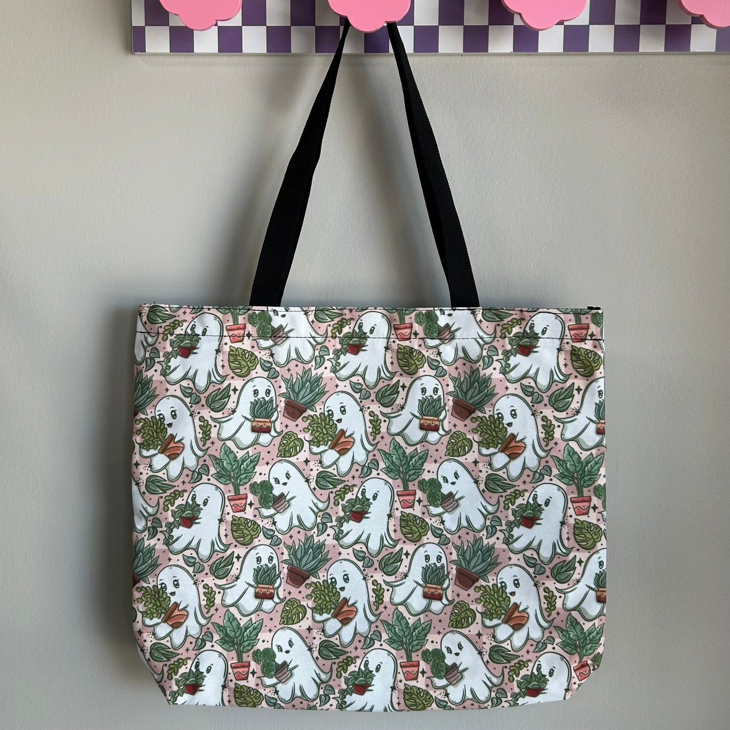 Canvas Tote - Planty Ghosts