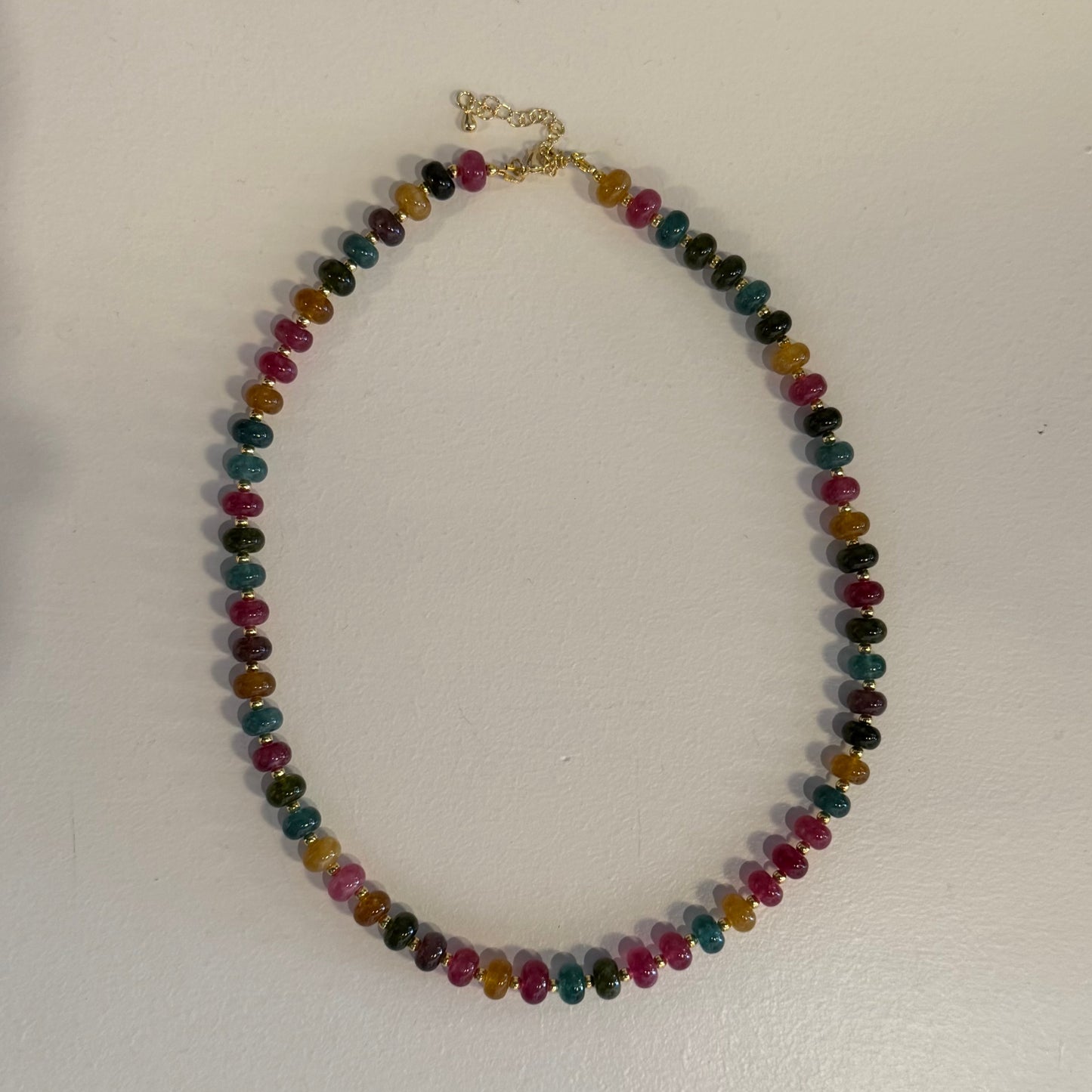 Autumn Berry Beaded Necklace