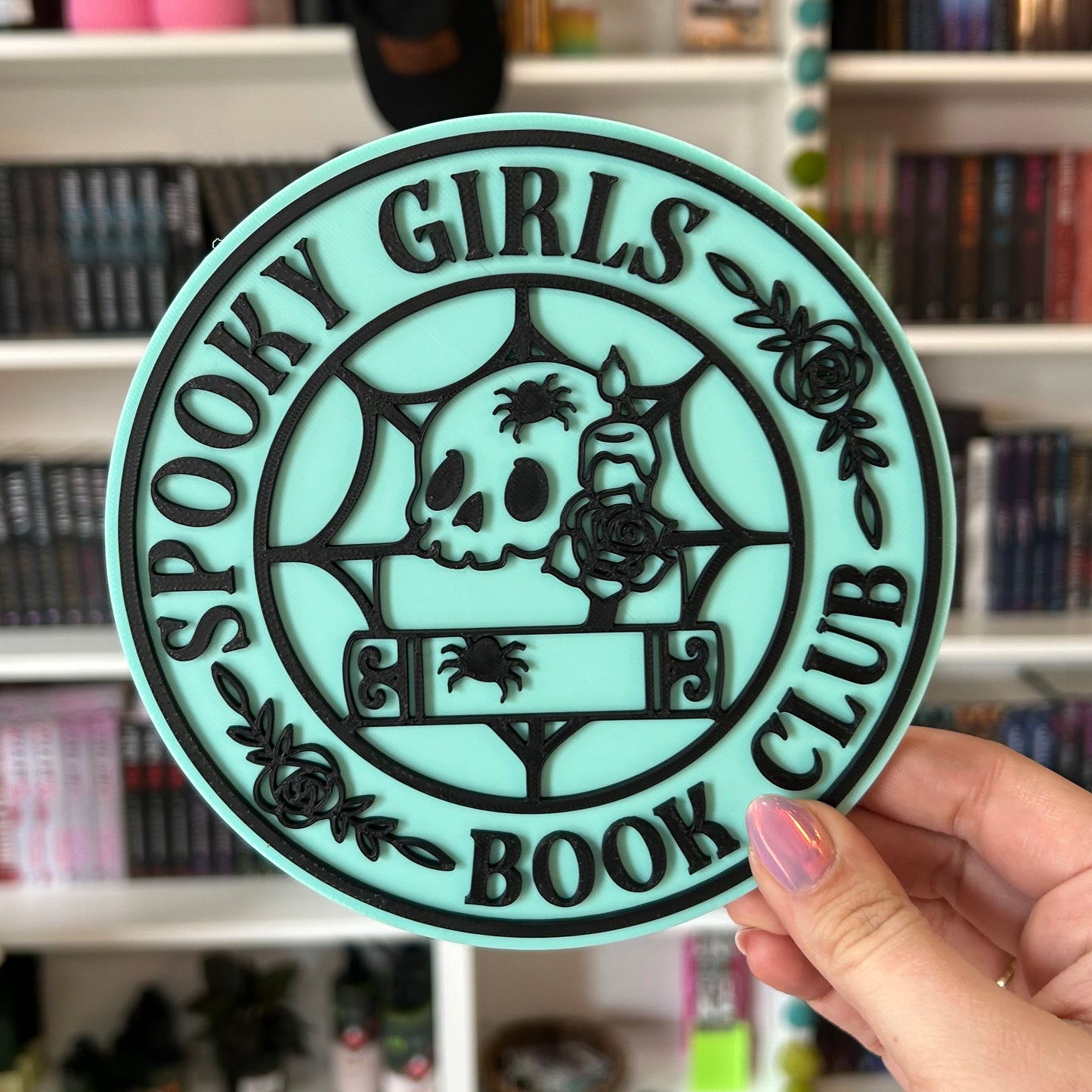 3D Print - Spooky Girls Book Club Sign