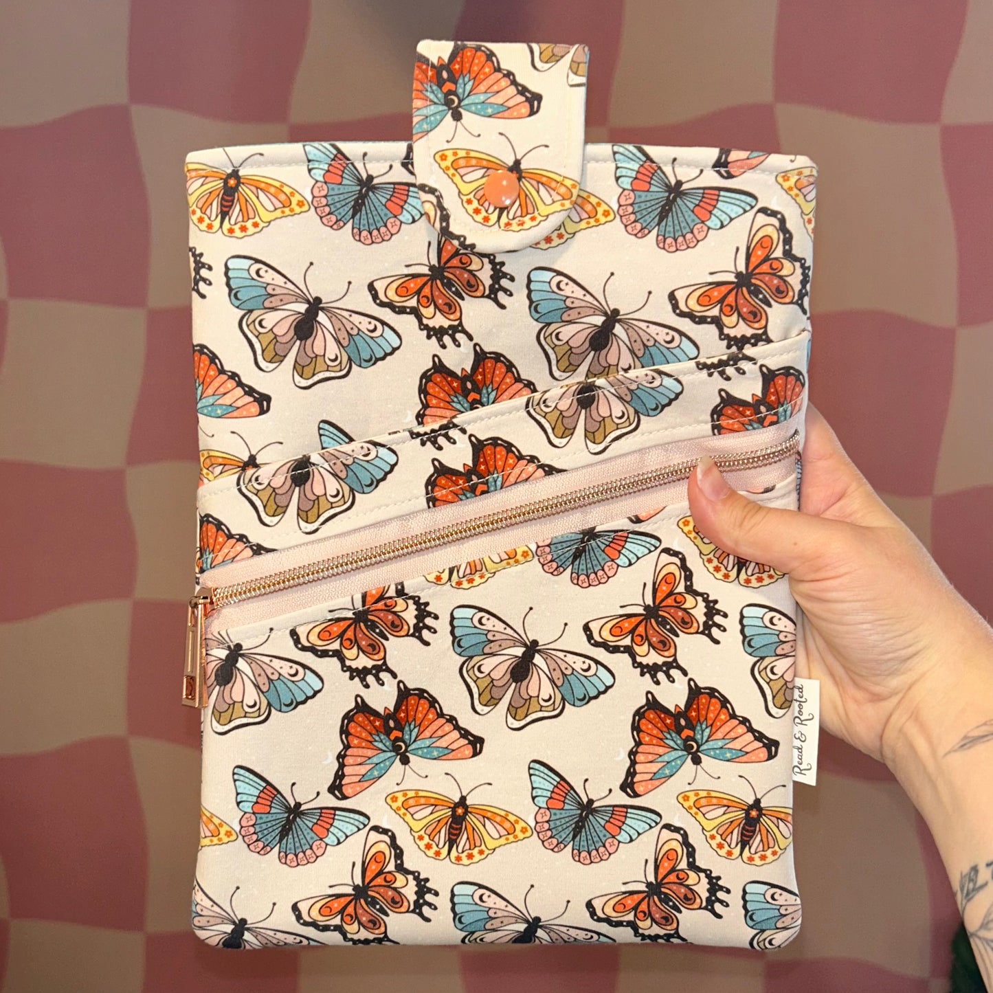 Retro Butterfly Book Sleeve PREORDER