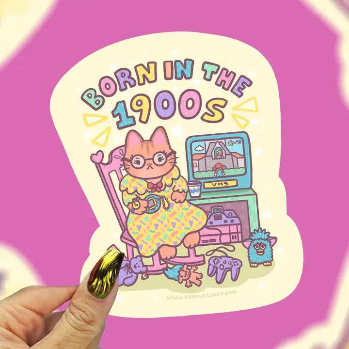 Sticker - Born in the 1900's Millennial