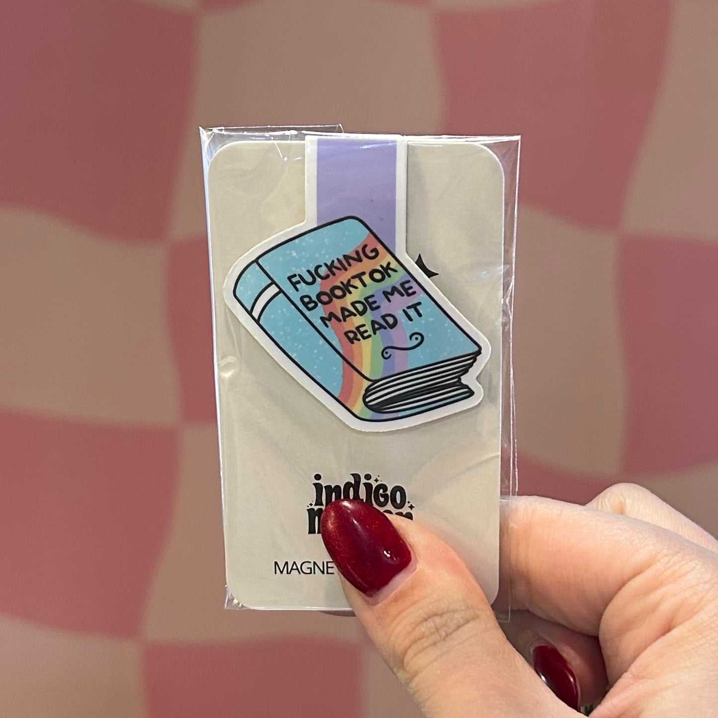 Magnetic Bookmark - BookTok Made Me Do It