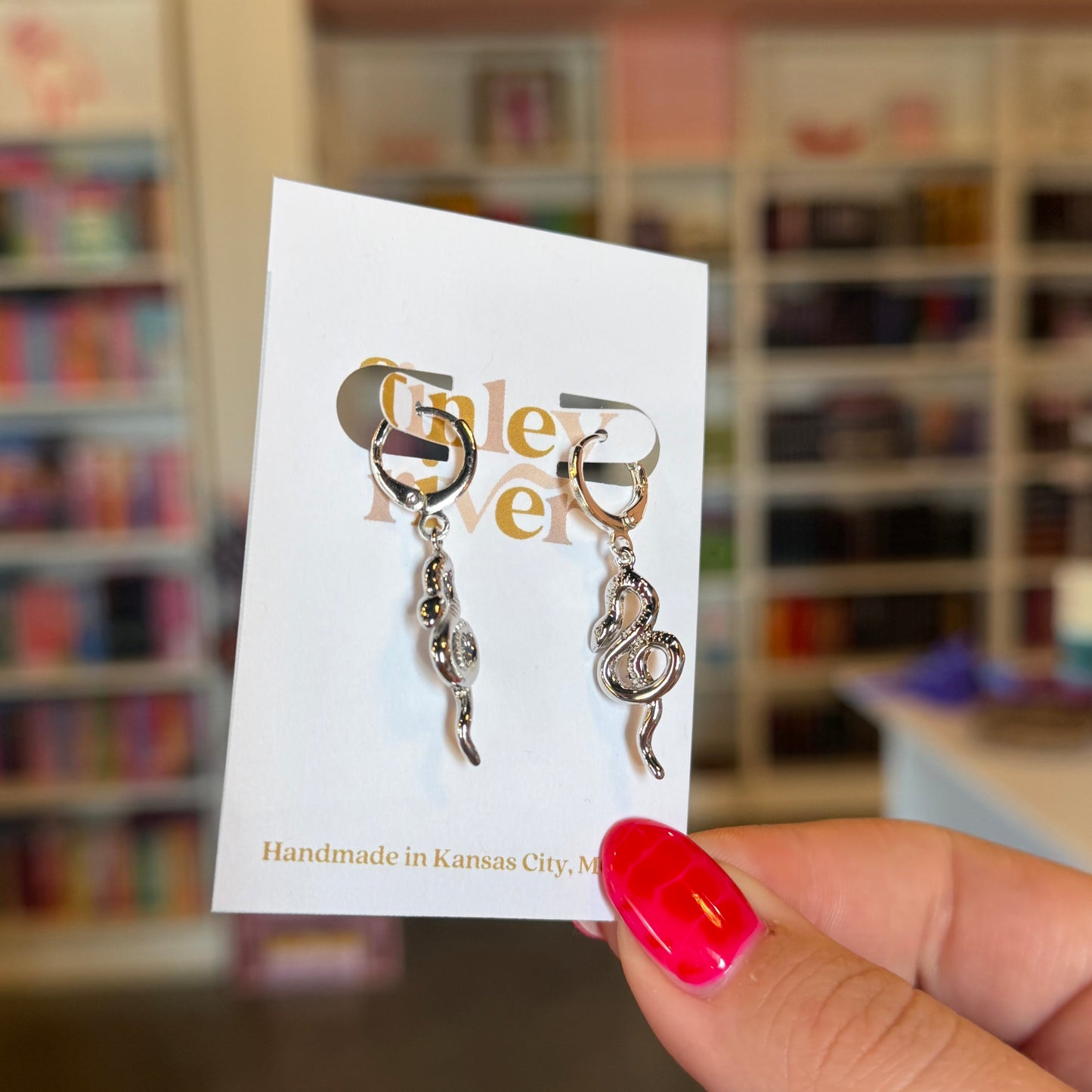 Snake Huggies Earrings