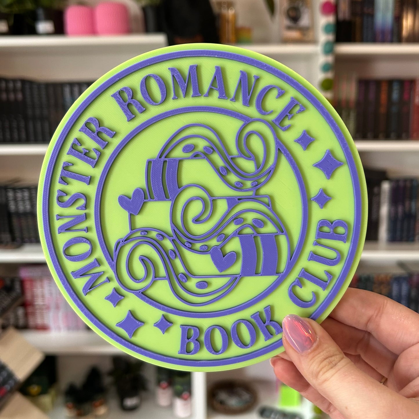 3D Print - Monster Romance Book Club Sign
