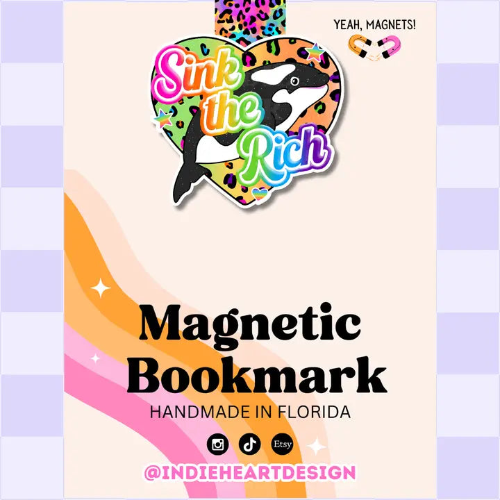 Magnetic Bookmark - Sink the Rich