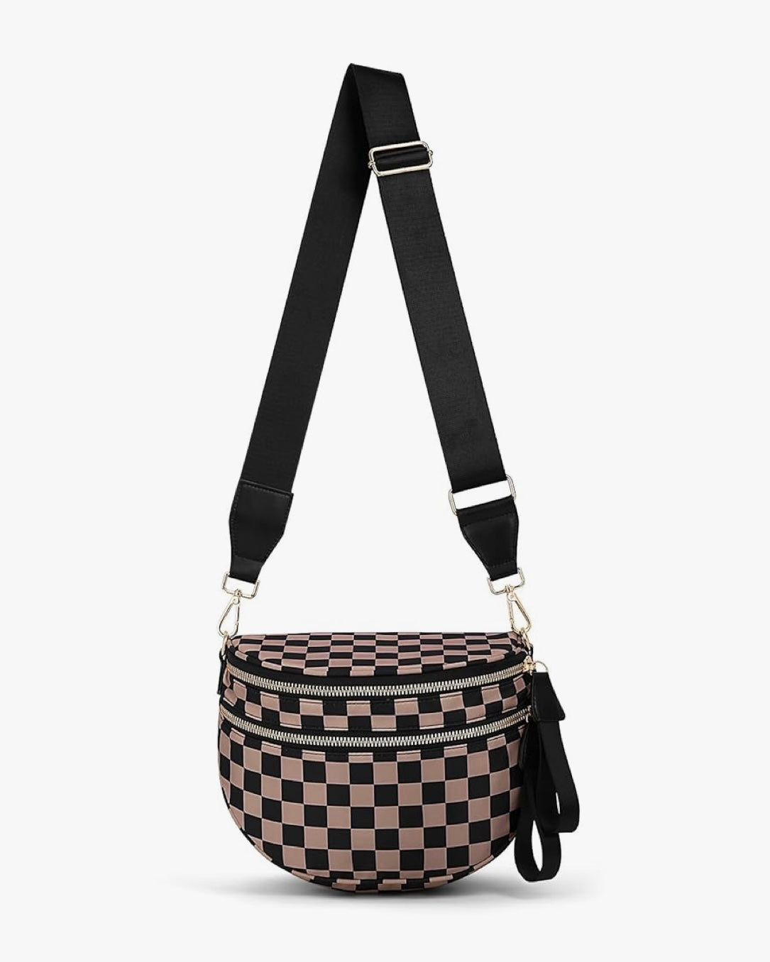 Bag - Checkered Crossbody Kindle Bag
