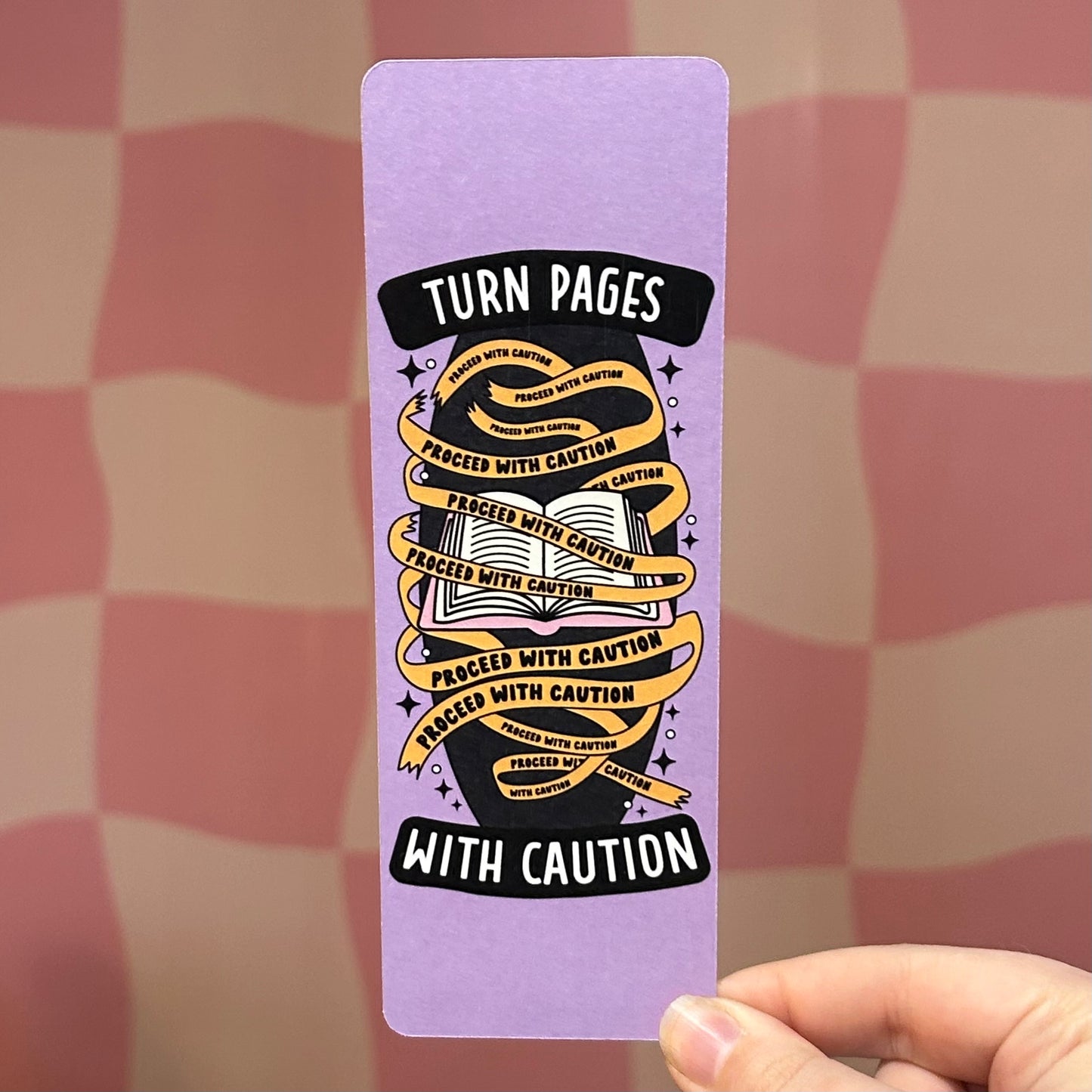 Bookmark - Turn Pages With Caution