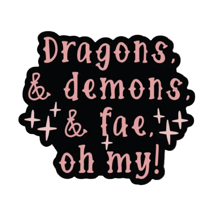 Sticker - Dragons & Demons & Fae