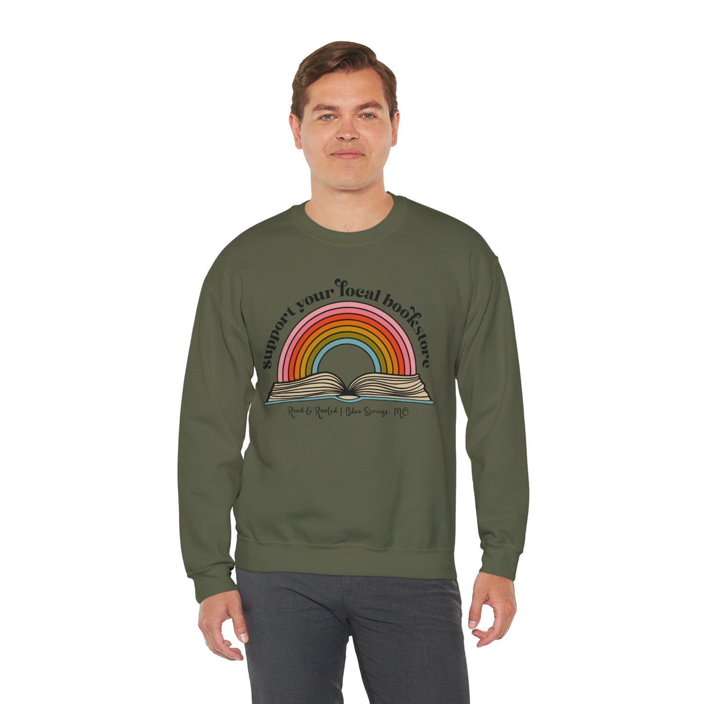 Support Your Local Bookstore Crewneck Sweatshirt