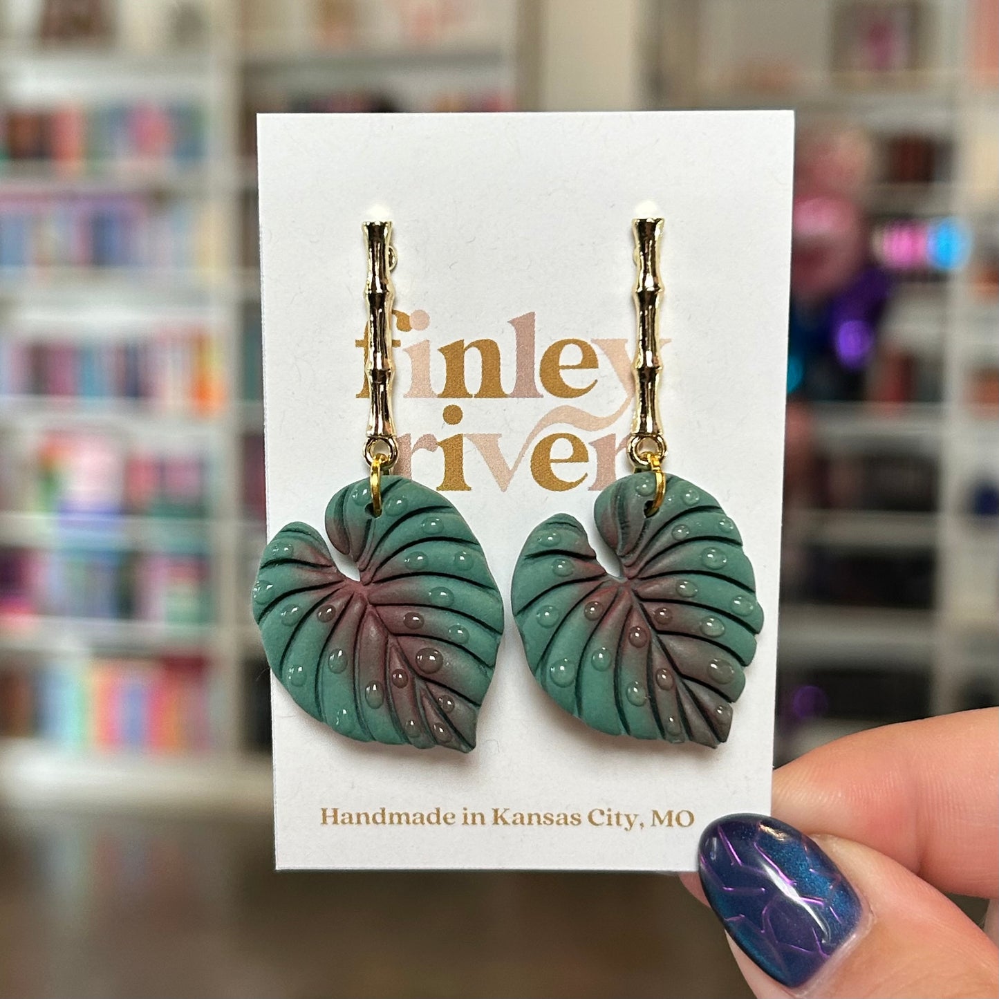 Anthurium Earrings