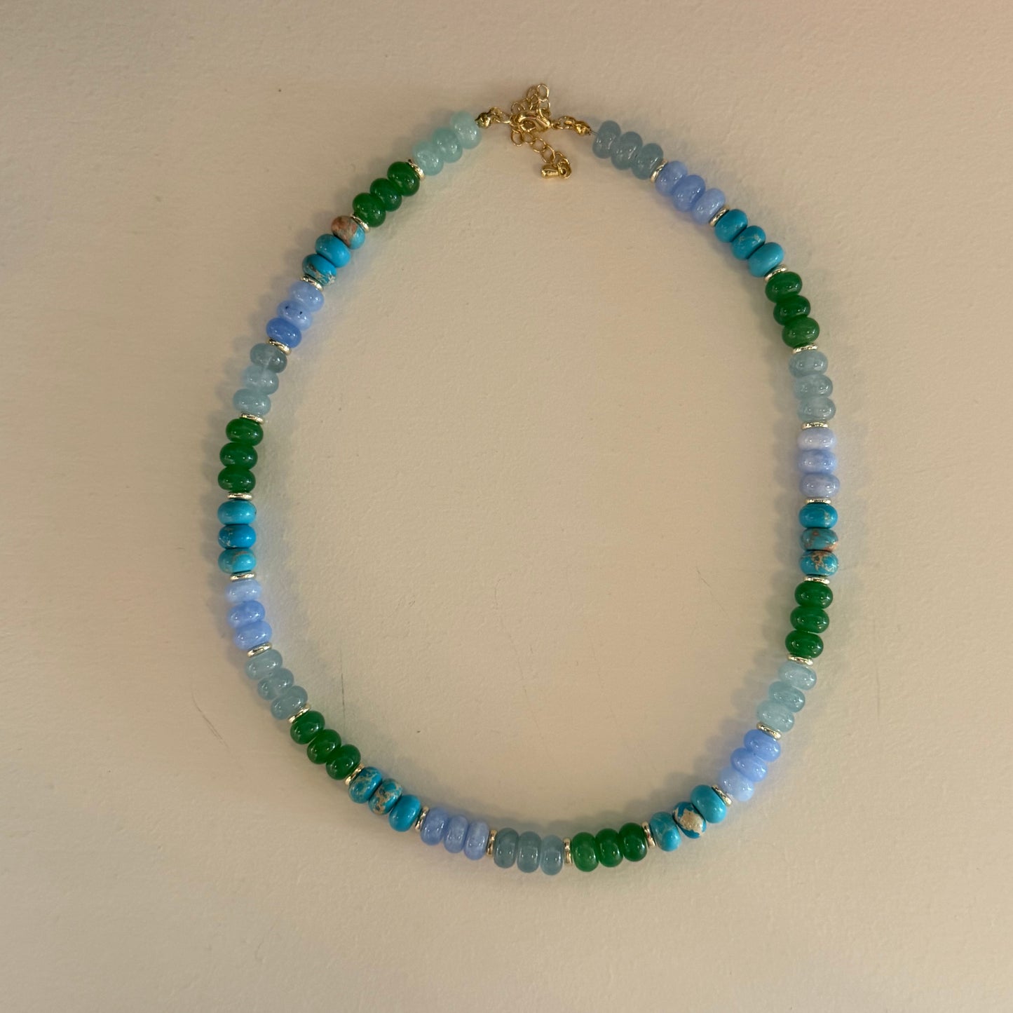 Ocean Serenity Beaded Necklace
