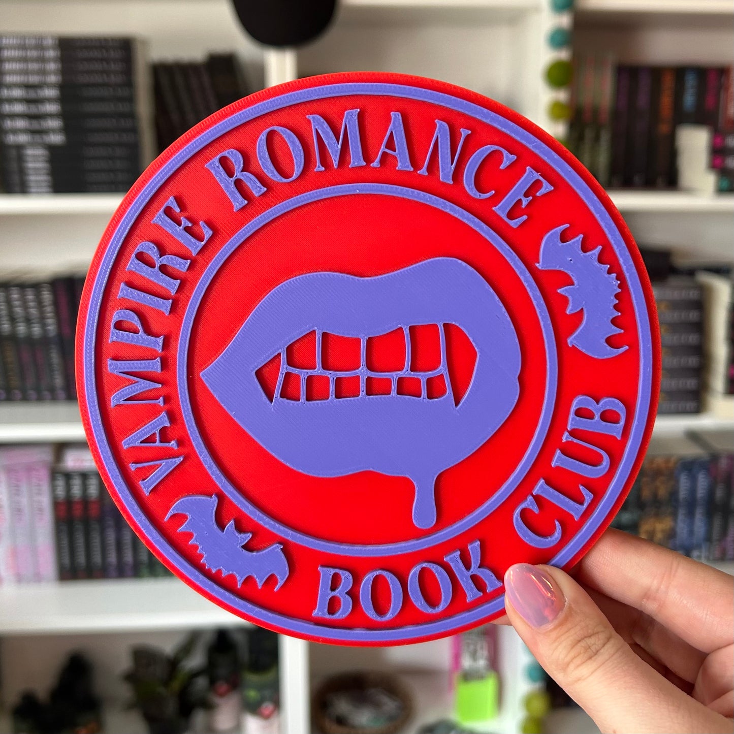 3D Print - Vampire Romance Book Club Sign