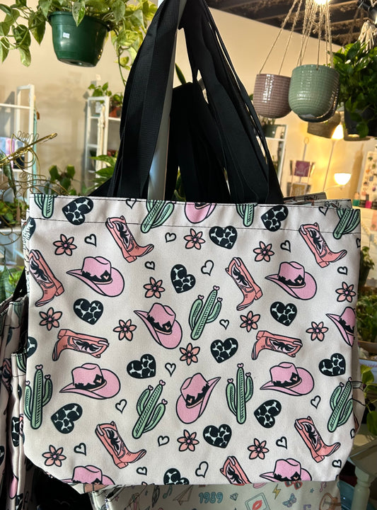 Canvas Tote - Cowgirl