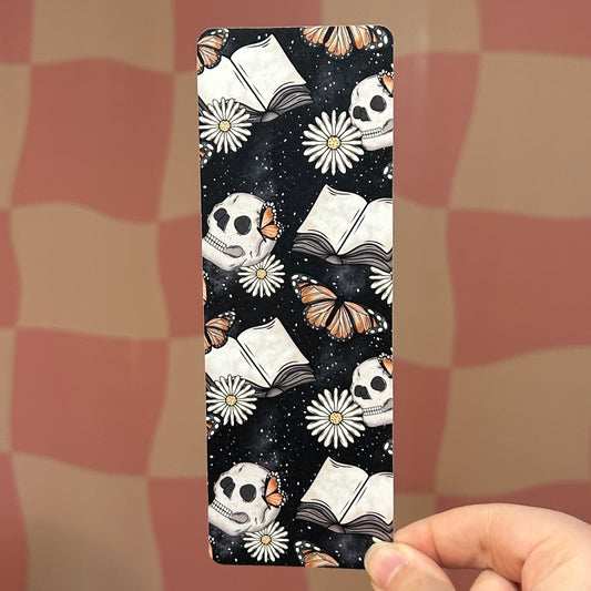Bookmark - Butterfly Skulls