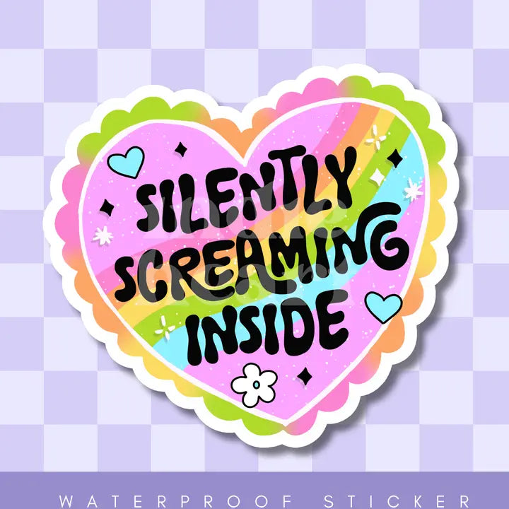 Sticker - Silently Screaming Inside