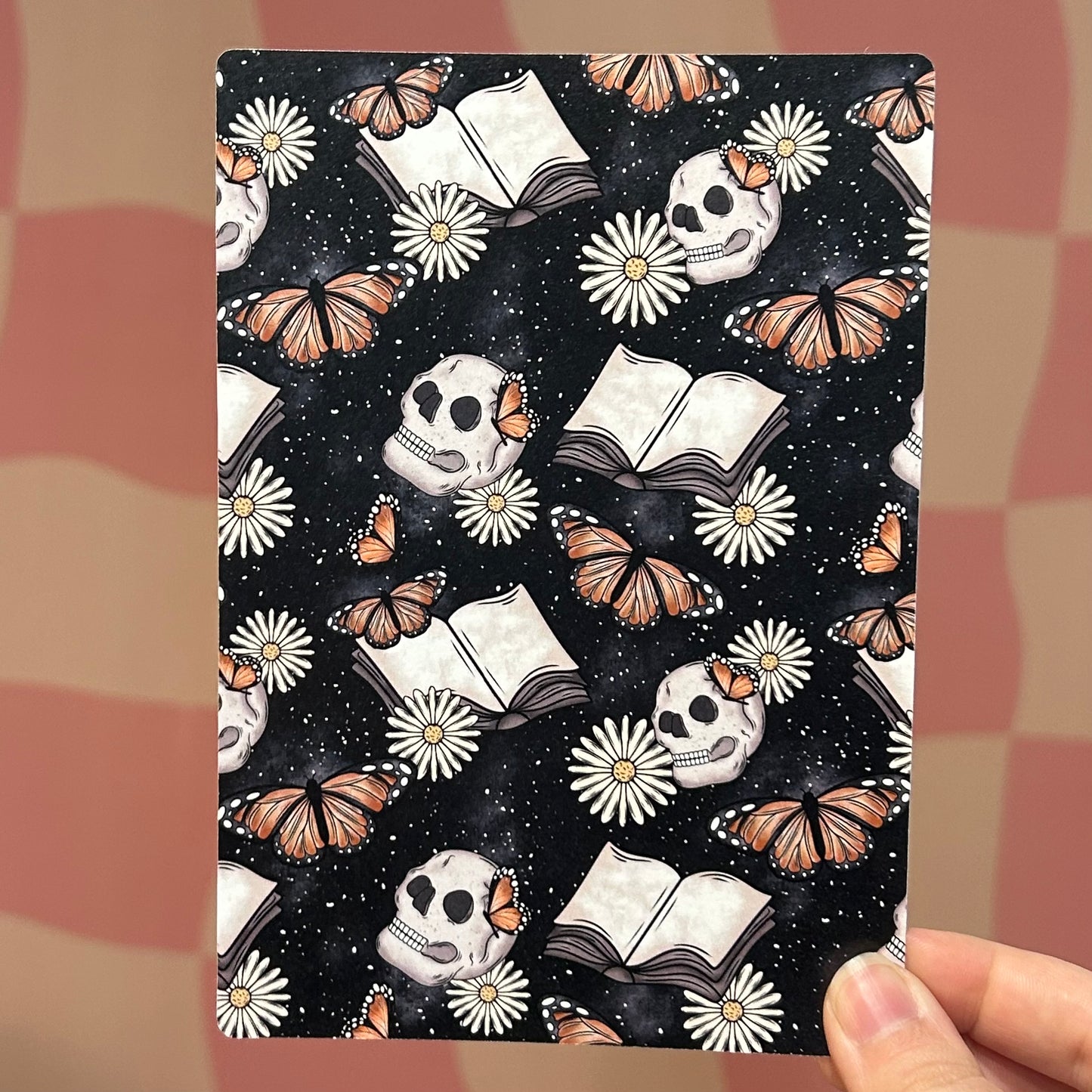 Kindle Insert - Butterfly Skulls