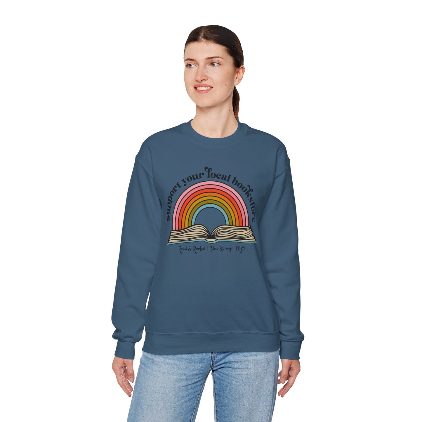 Support Your Local Bookstore Crewneck Sweatshirt