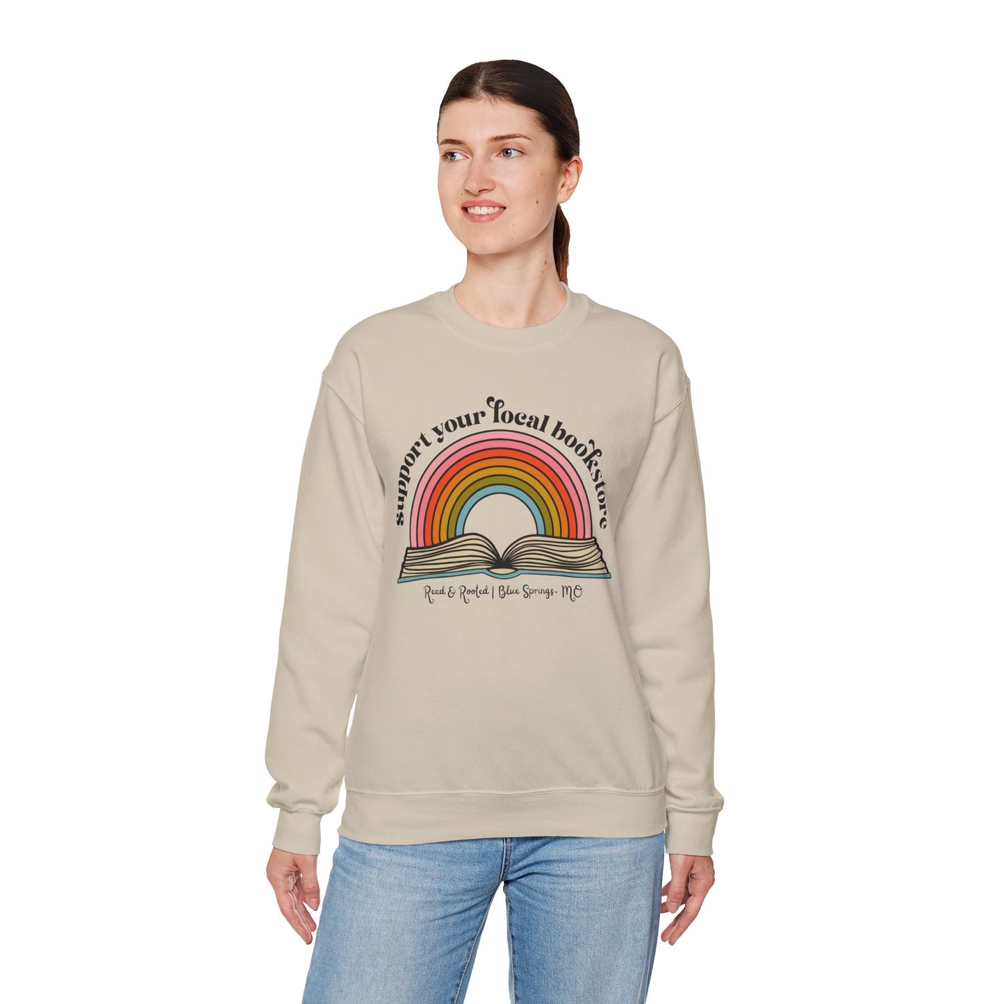 Support Your Local Bookstore Crewneck Sweatshirt