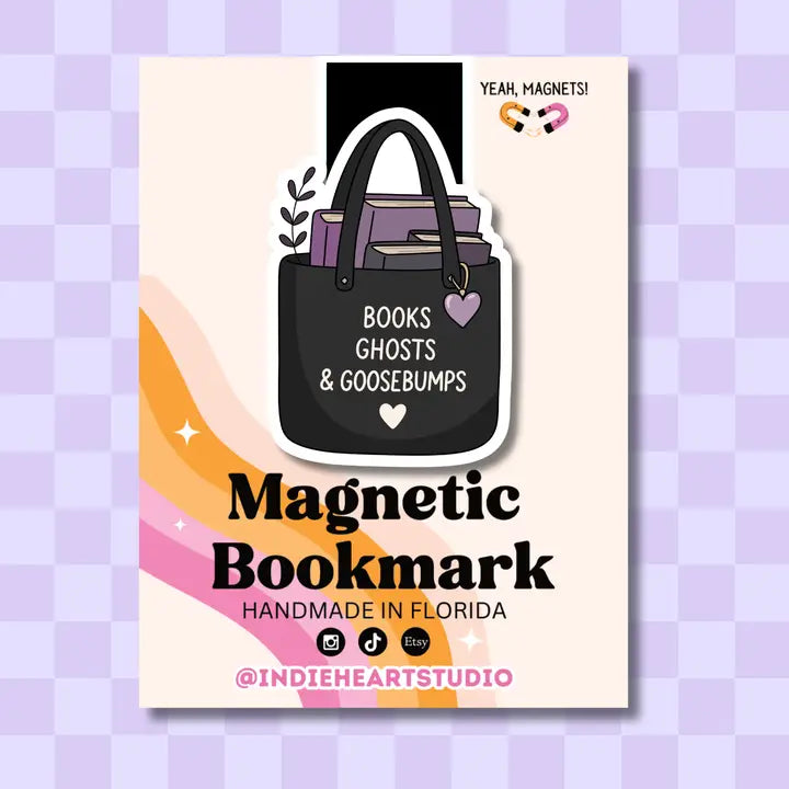 Magnetic Bookmark - Ghost Lover Book Tote