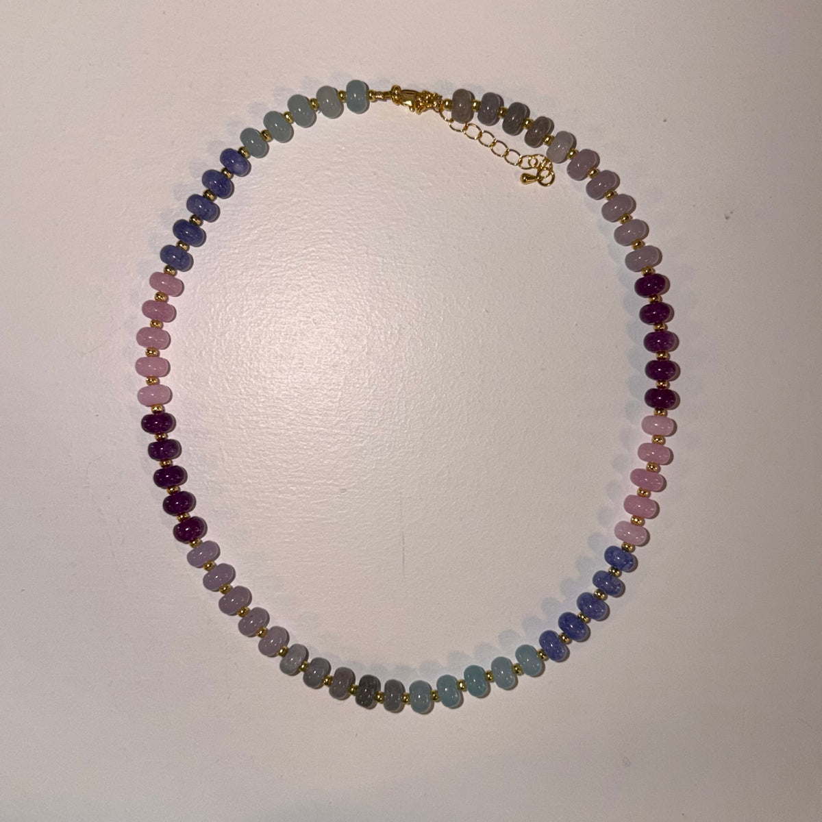 Lavender Skies Beaded Necklace