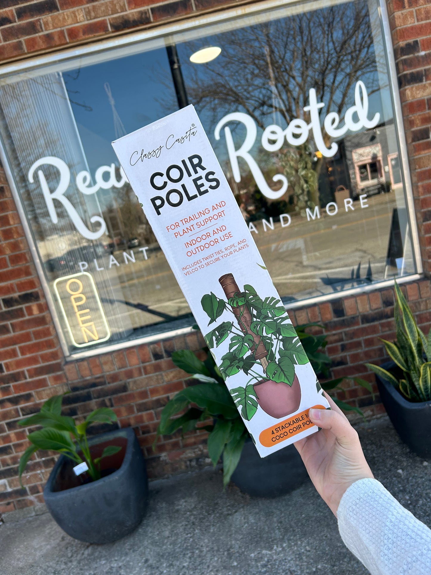 Coir Plant Support Poles
