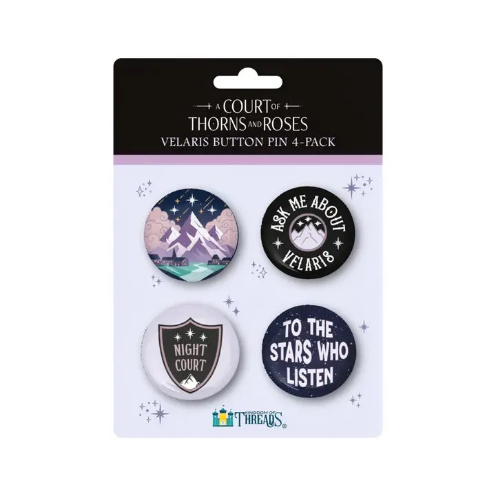 Button Pins - Velaris Button Set (ACOTAR)