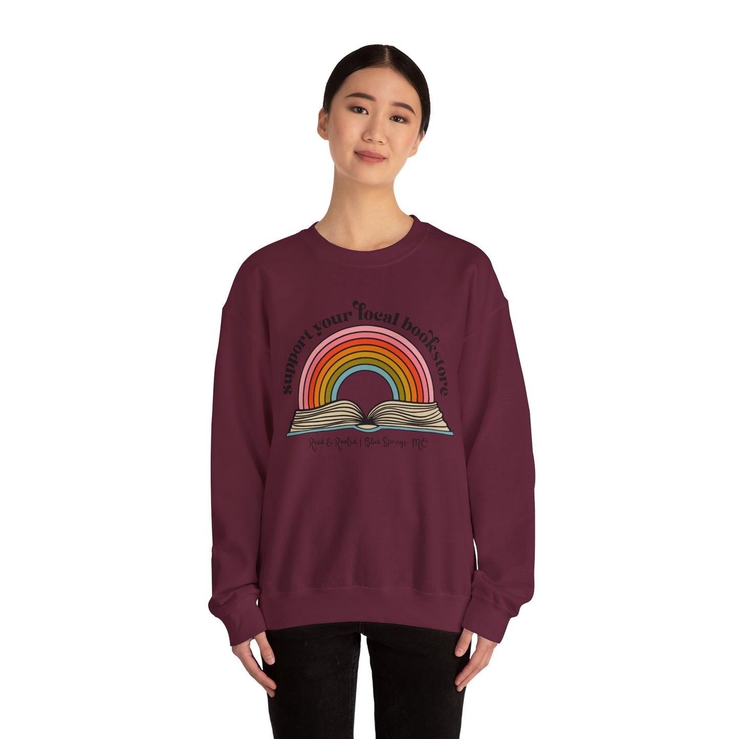 Support Your Local Bookstore Crewneck Sweatshirt