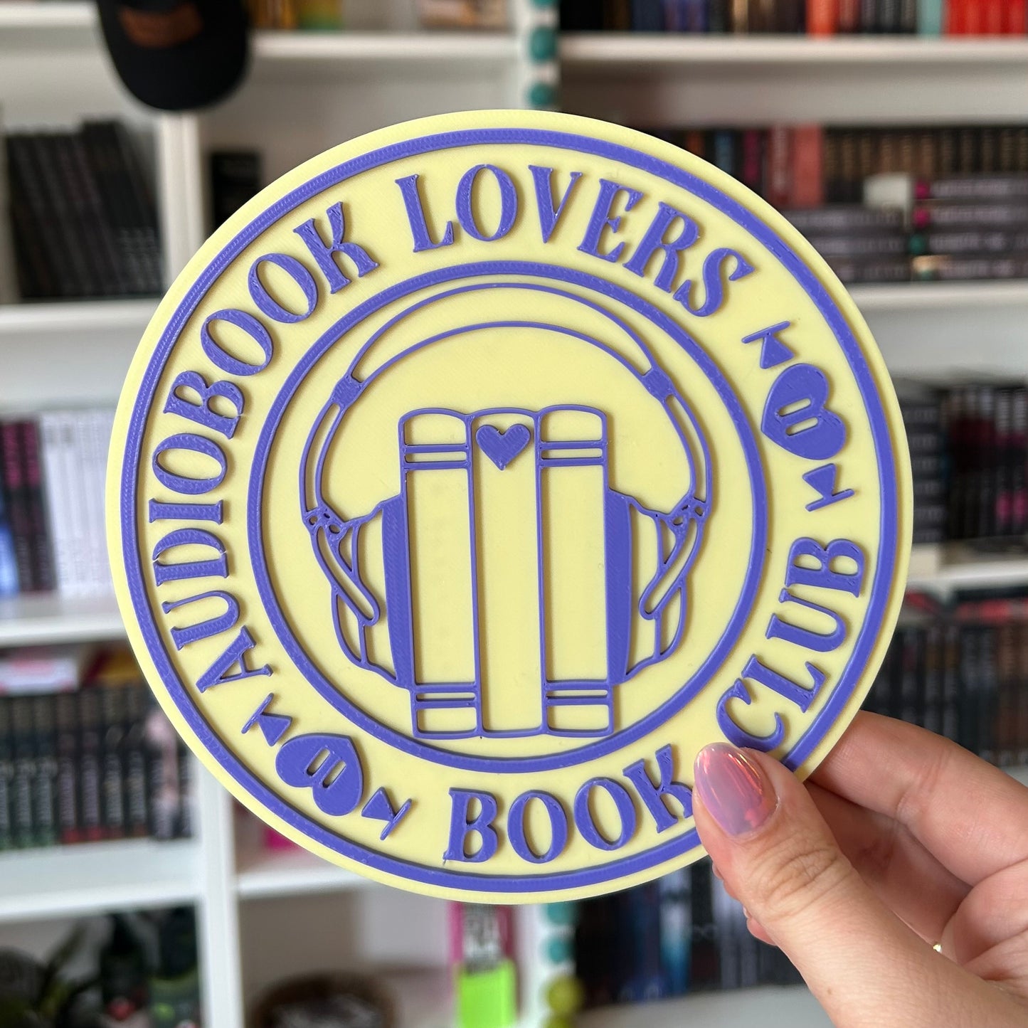 3D Print - Audiobook Lovers Support Book Club Sign