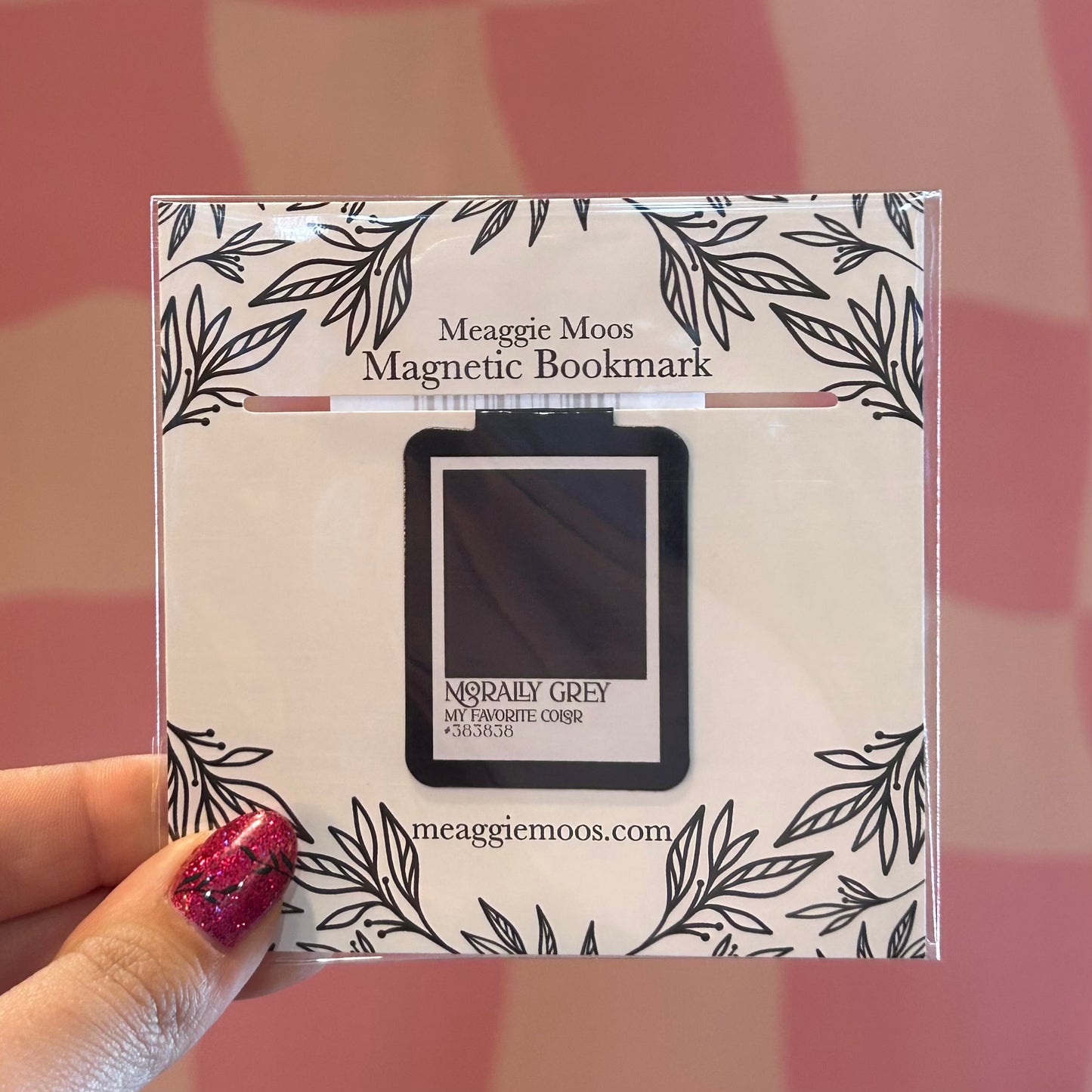 Magnetic Bookmark - Morally Grey Paint Sample