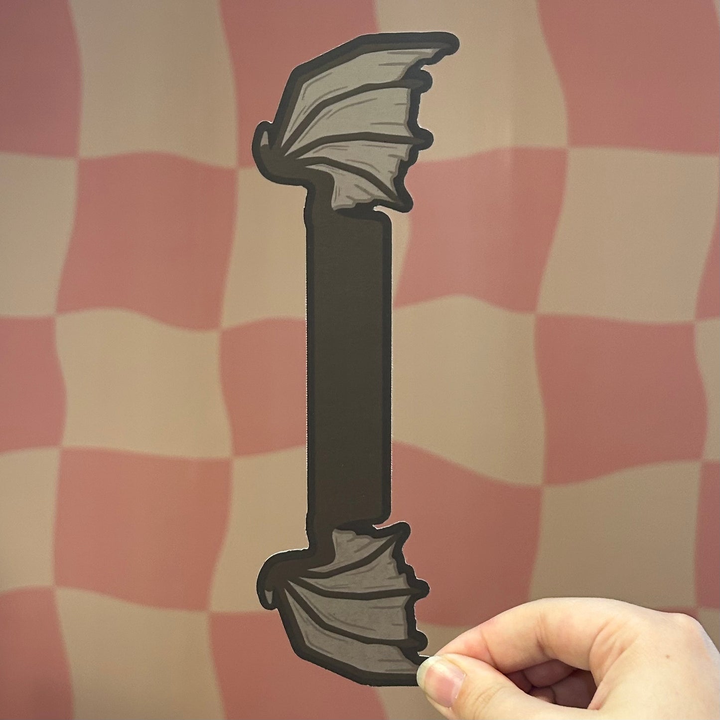 Bookmark - 3D Bat Wings