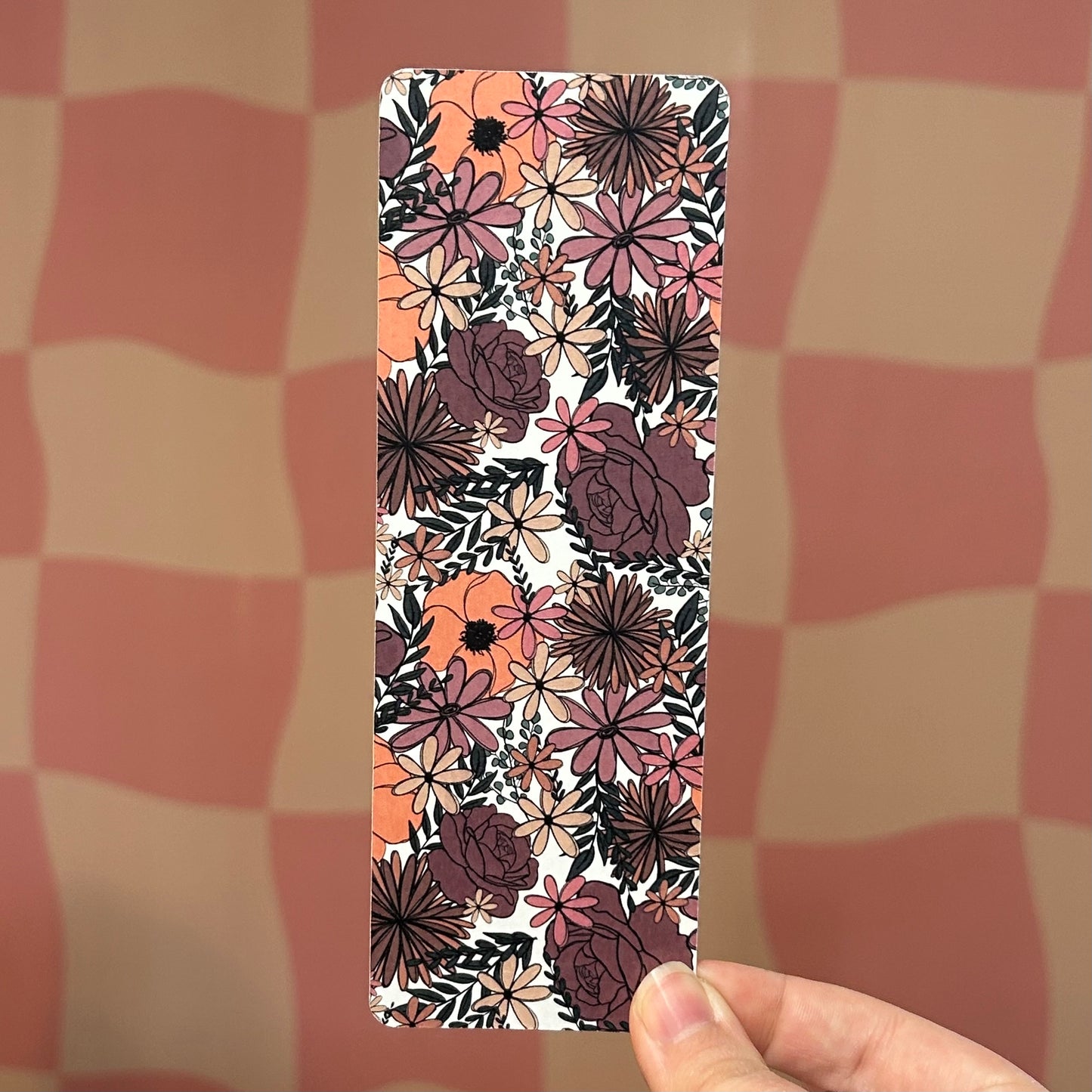 Bookmark - Dusty Rose Floral