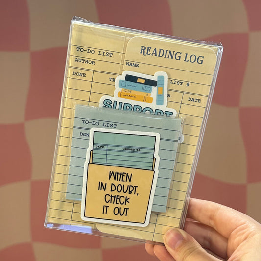 Stationery Set - Library Card