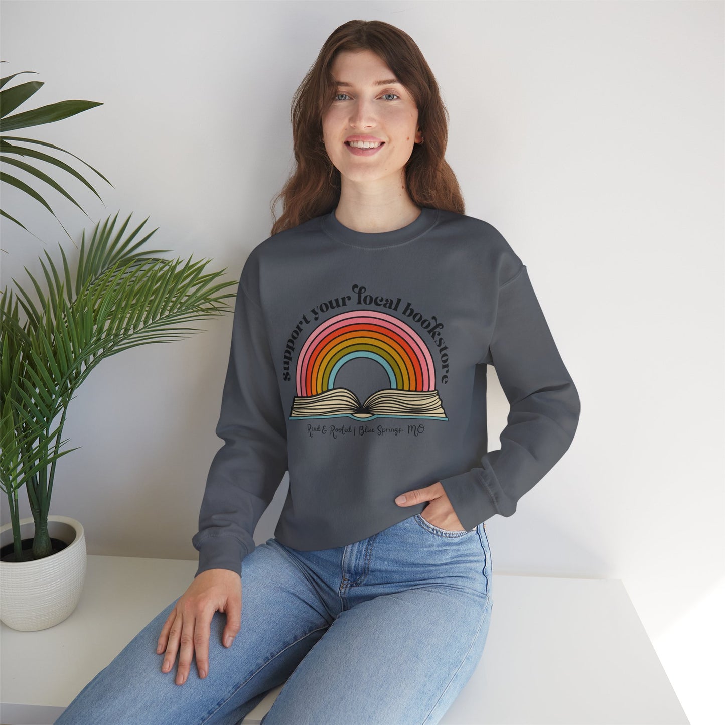 Support Your Local Bookstore Crewneck Sweatshirt