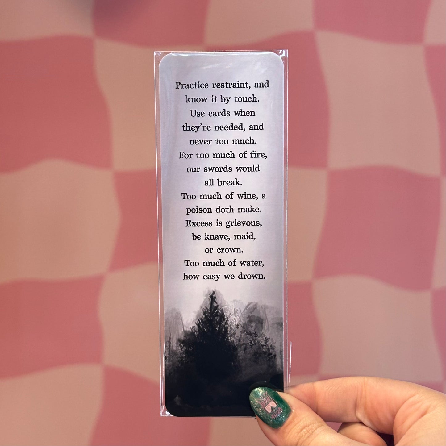 Bookmark - Practice Restraint (One Dark Window)