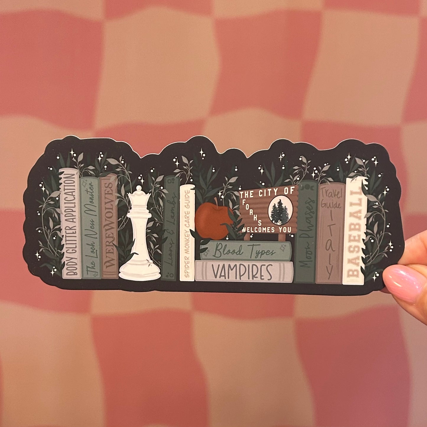 Bookmark - Vampire Bookshelf