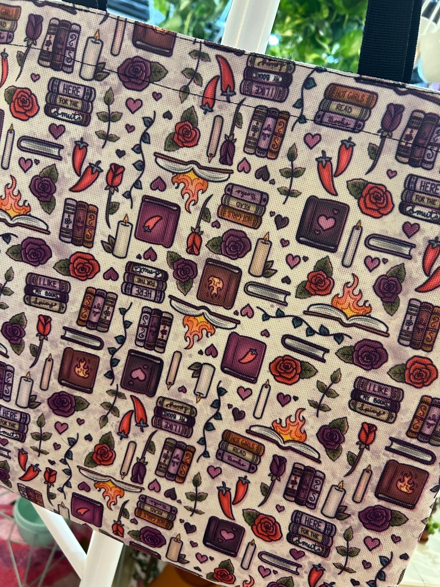 Canvas Tote - I Like My Books Spicy