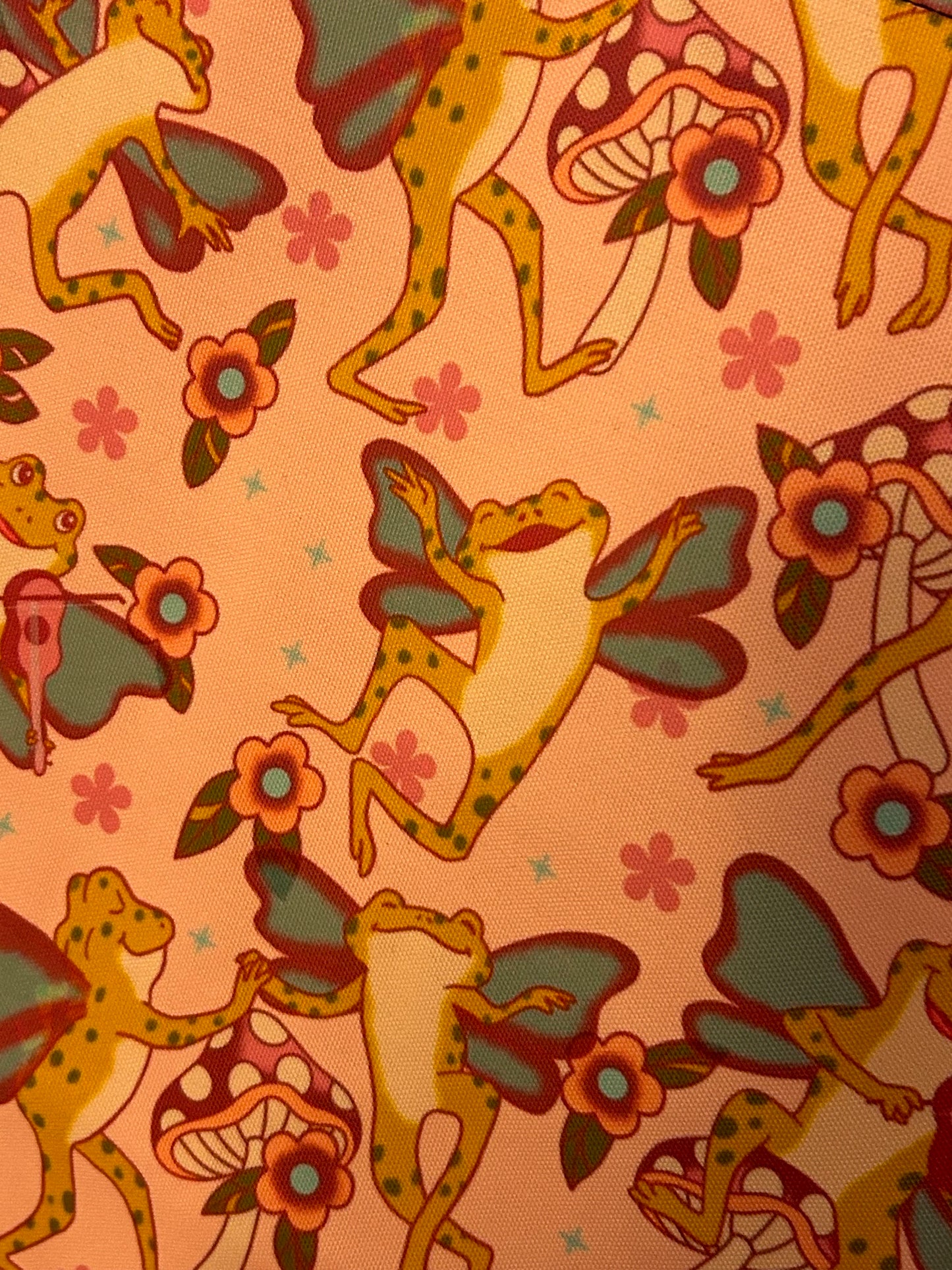 Canvas Tote - Fairy Frogs