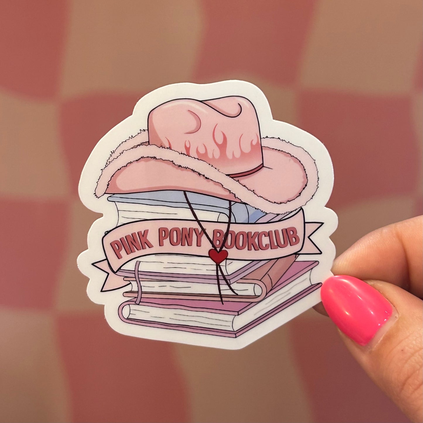 Sticker - Pink Pony Bookclub