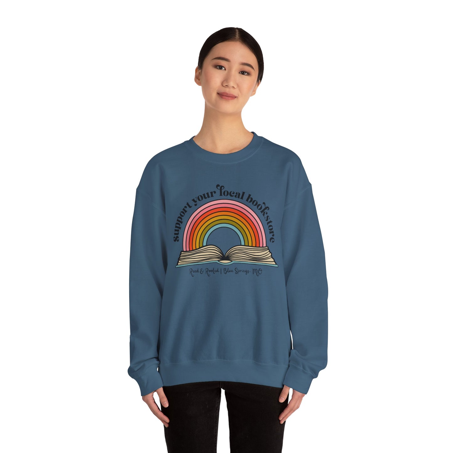 Support Your Local Bookstore Crewneck Sweatshirt