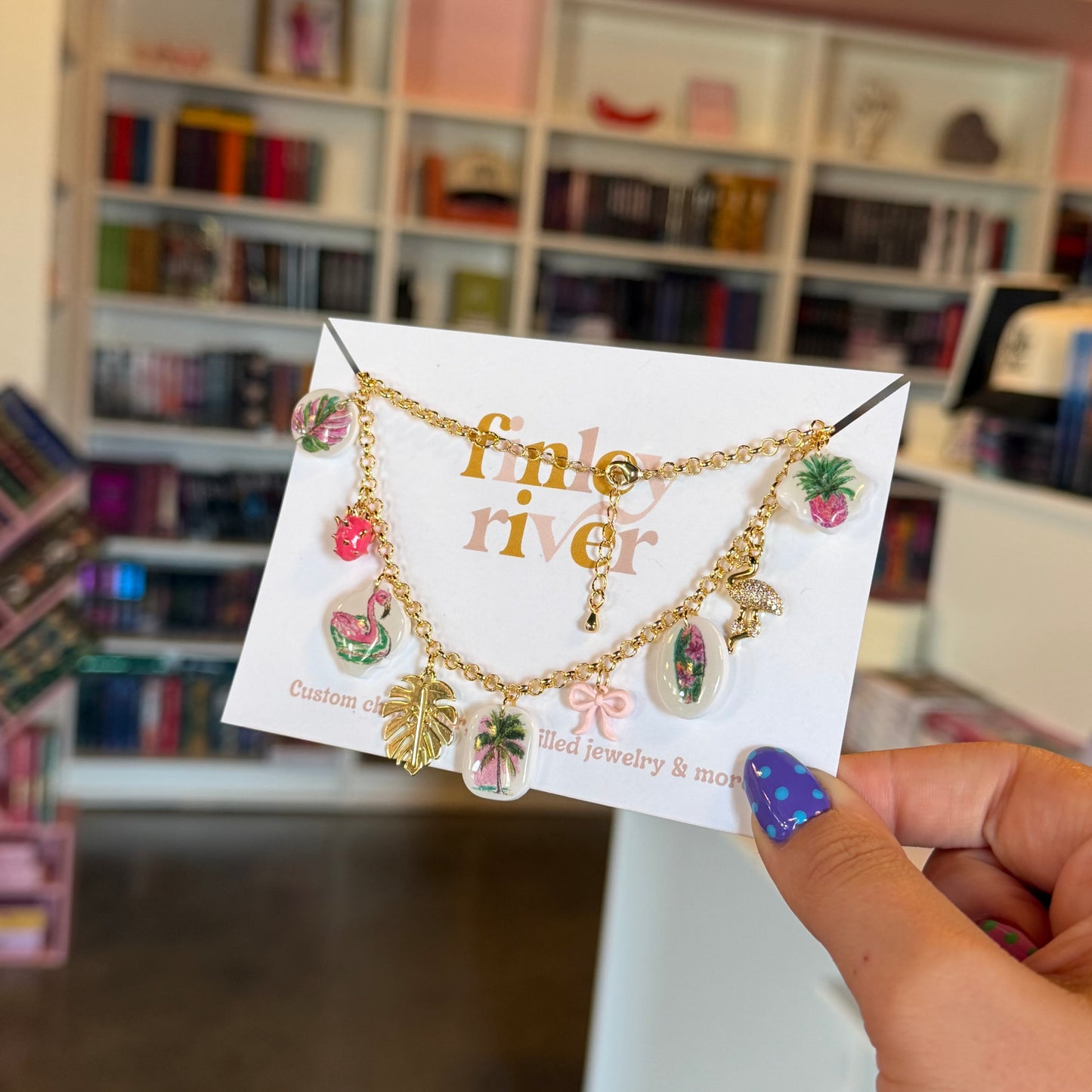Flamingo Summer Charm Necklace