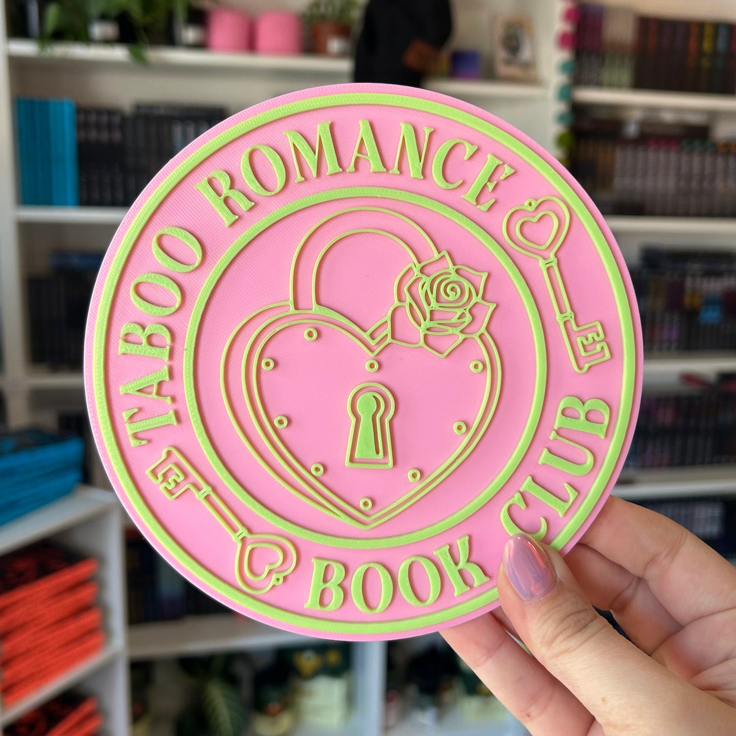 3D Print - Taboo Romance Book Club Sign