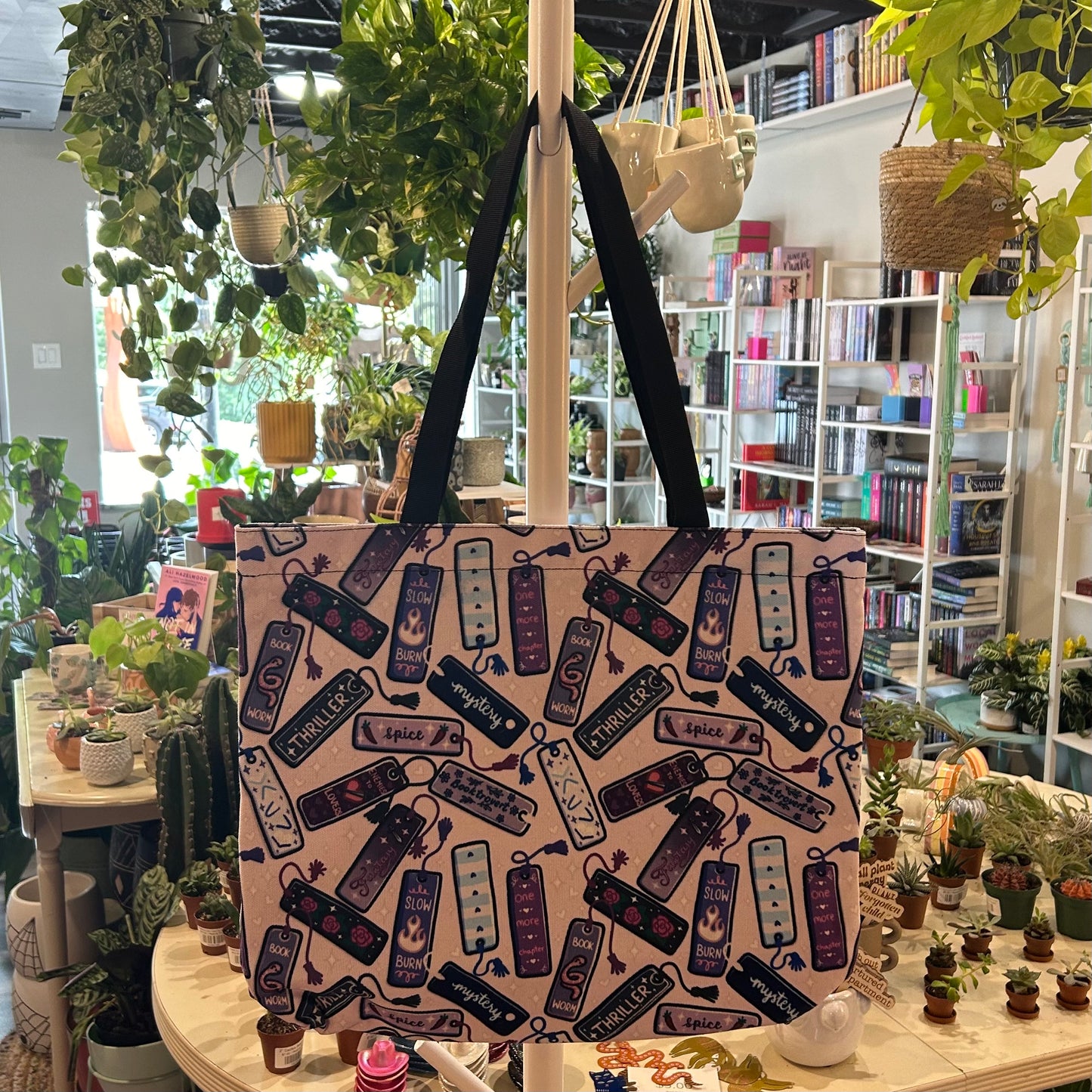 Canvas Tote - Bookmarks