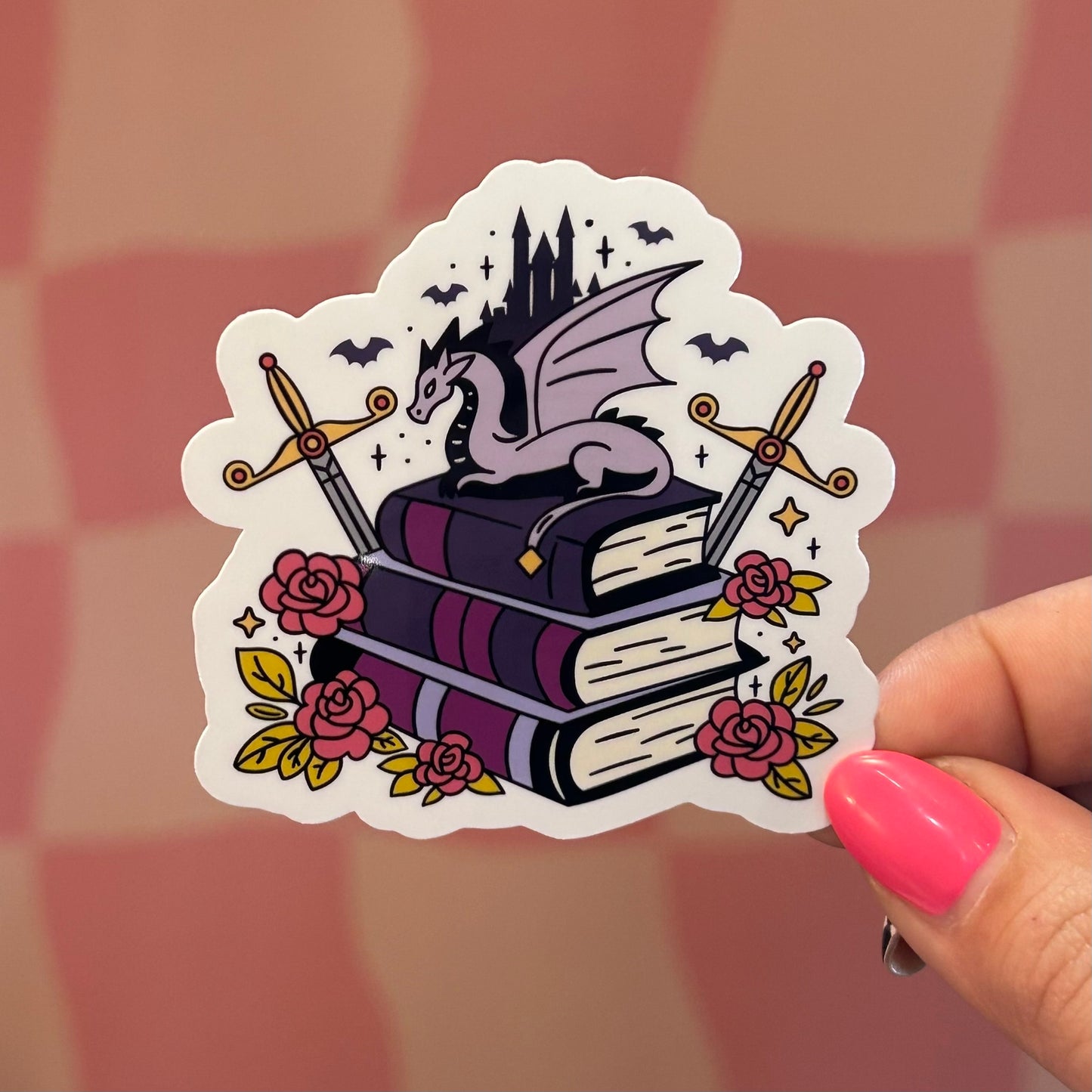 Sticker - Fantasy Readers Dragon
