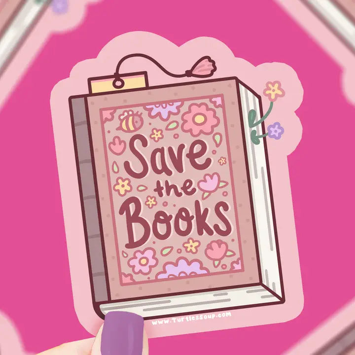 Sticker - Save the Books