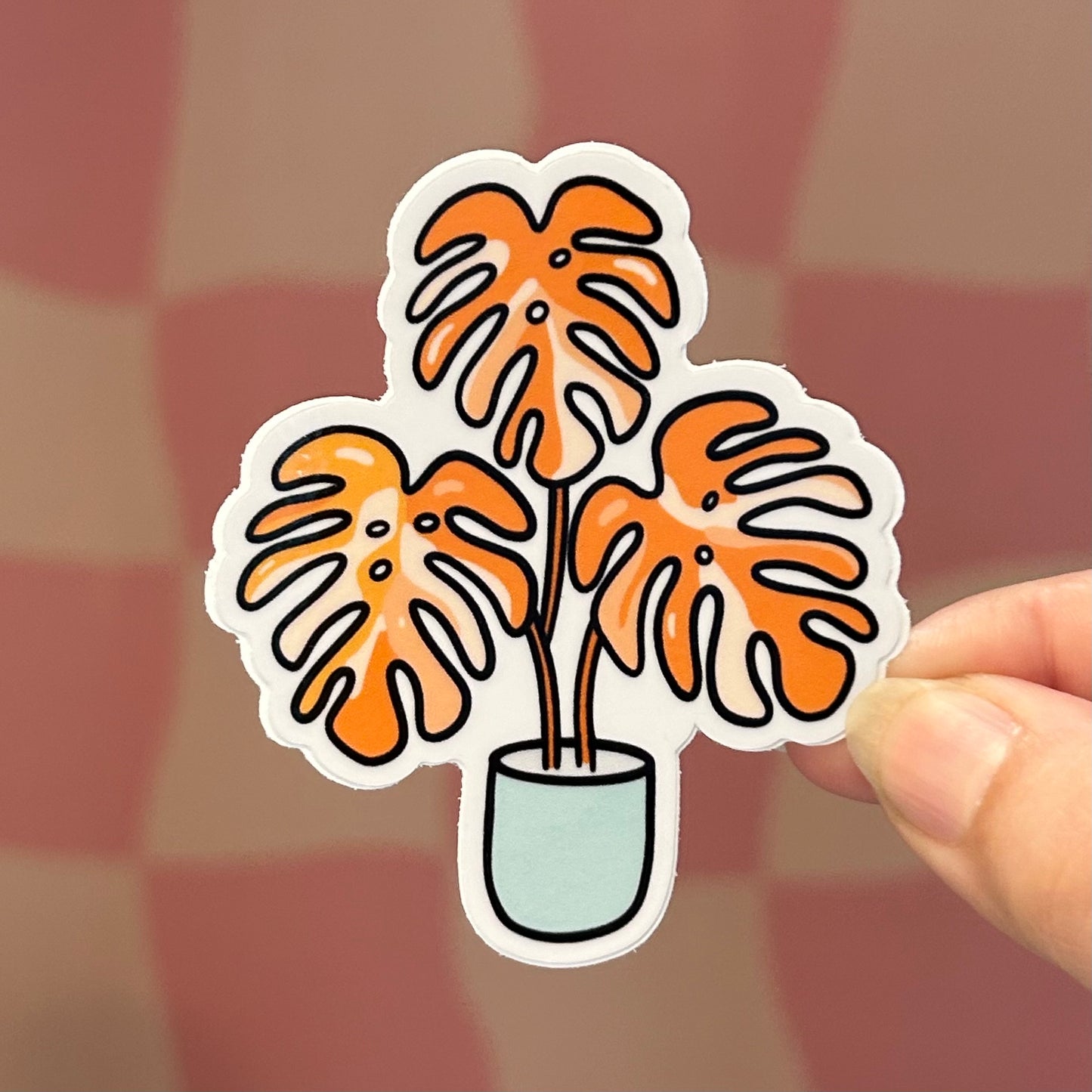 Sticker - Monstera Dreamsicle