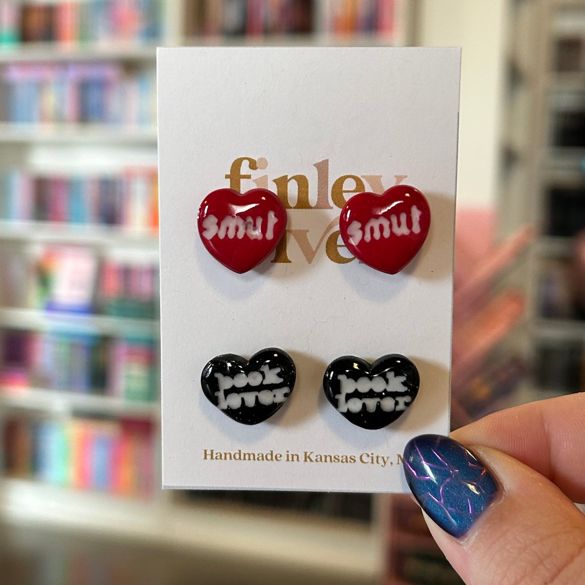 Smut Book Lover Earrings