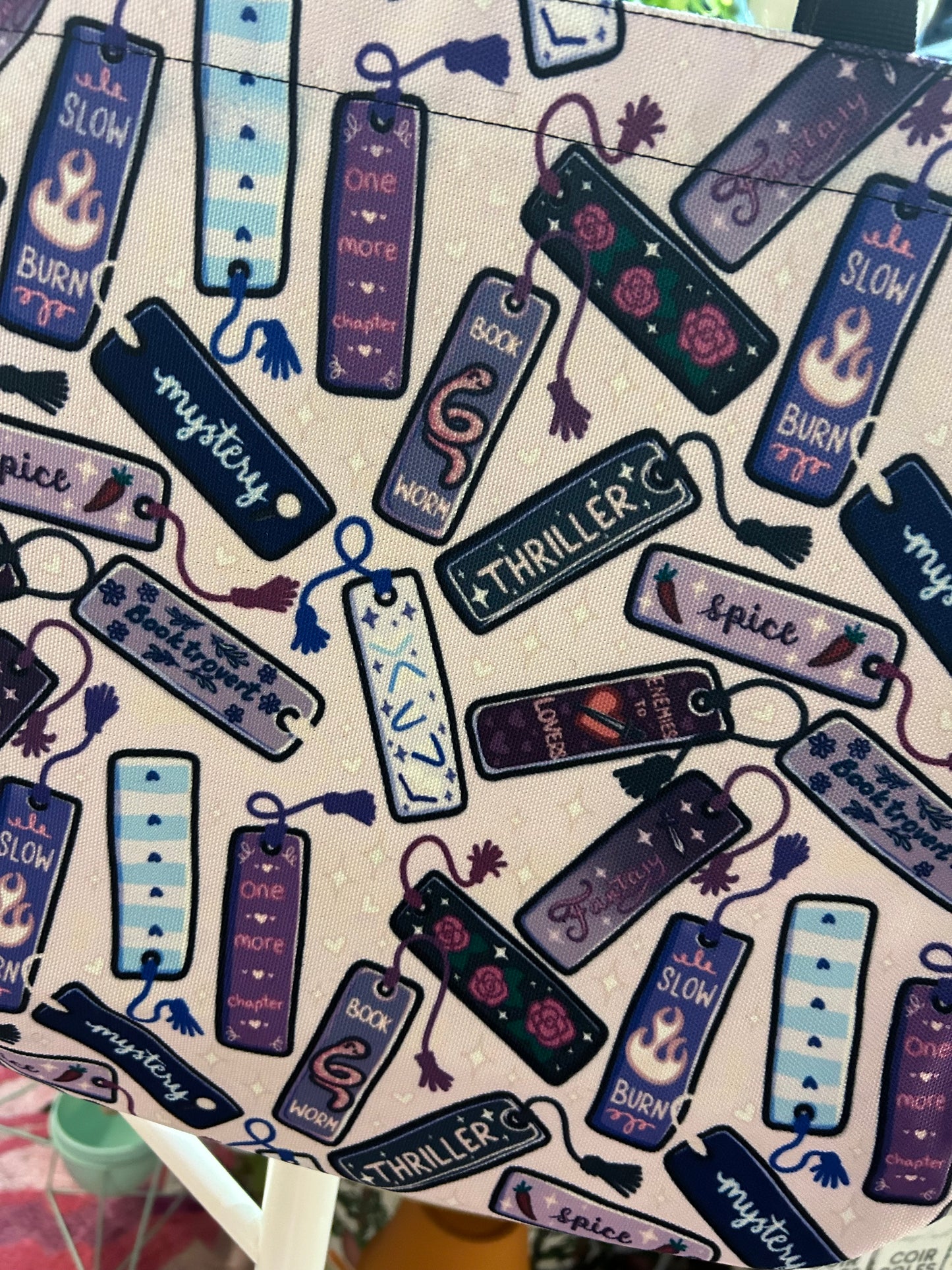 Canvas Tote - Bookmarks