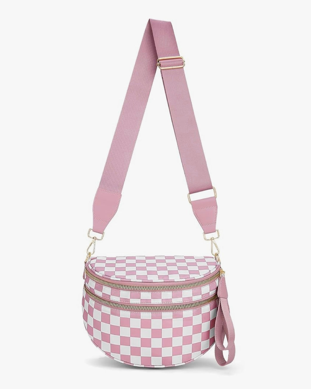 Bag - Checkered Crossbody Kindle Bag